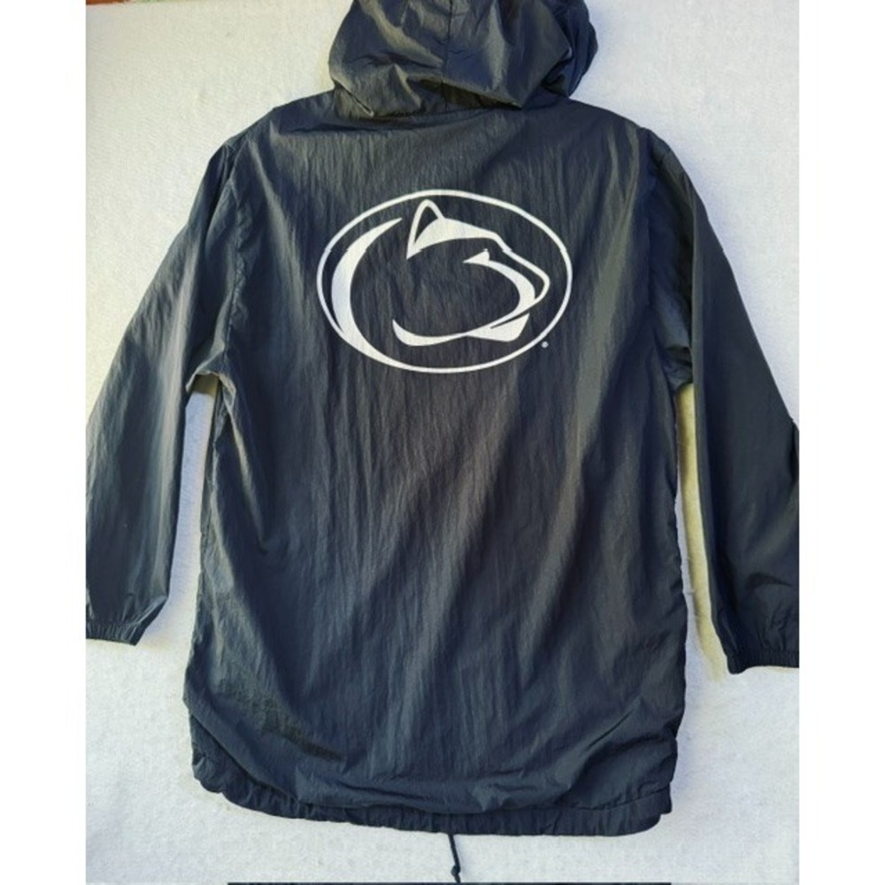 Victoria Secret PINK Penn State 5th & Ocean Long Windbreaker Women MED LRG